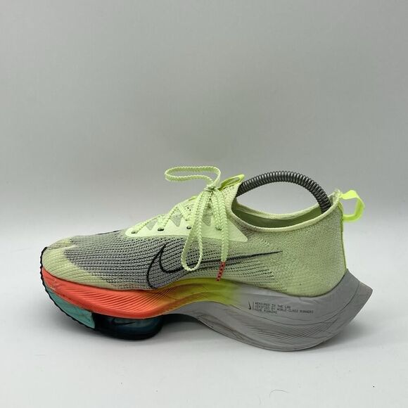 Mens Size 6.5 Nike Air Zoom Alphafly Next% Barely Volt/Orange Running CI9925-700 - Picture 5 of 9